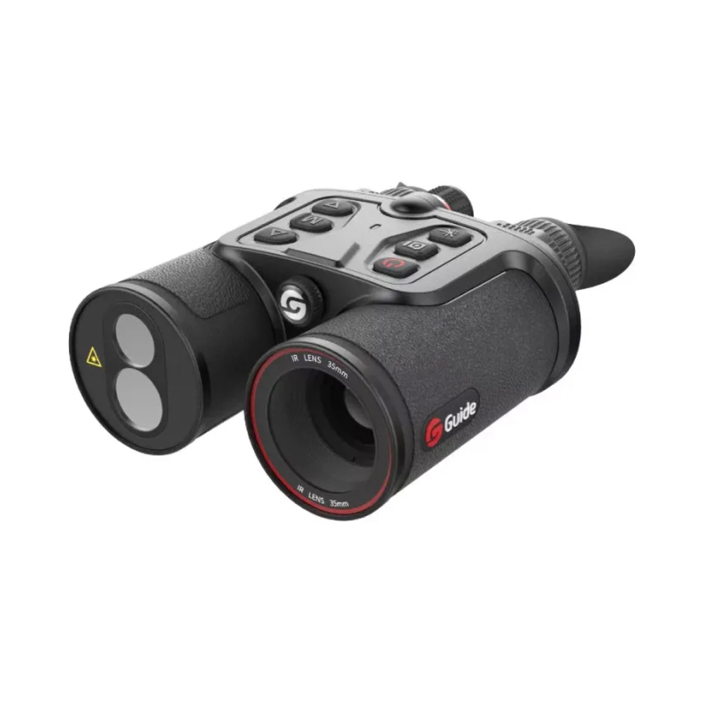 Тепловизионный бинокль Guide TN430 LRF (2,3-9,2x, 35mm/F1.2,сенсор 400х300, Vox, 17μm, Wi-Fi, видеозапись, дальномер 600м)