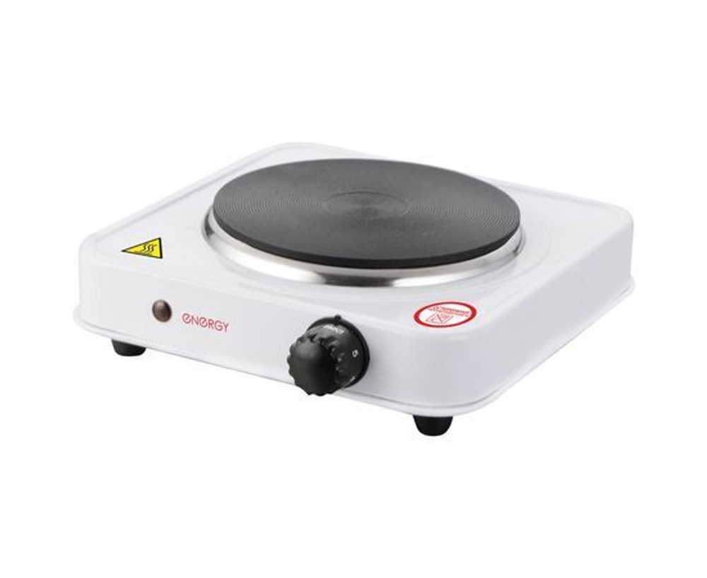 Электроплитка Energy EN-901, 1 конфорка, диск, 1кВт, белая