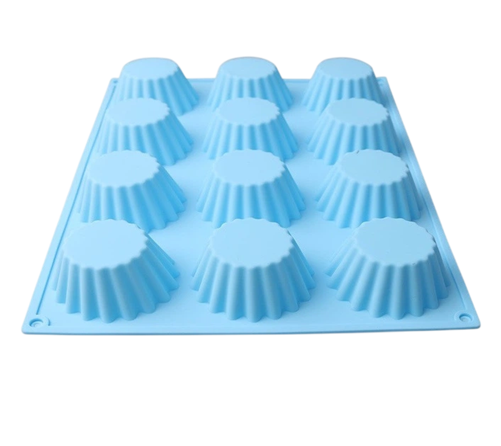 Форма силиконовая для кексов 12 шт