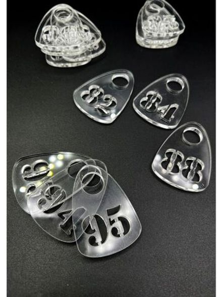 Номерки для гардероба прорезные 201-300