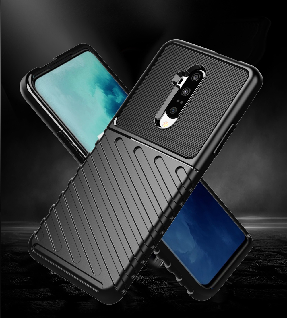 Чехол для OnePlus 7T Pro цвет Black (черный), серия Onyx от Caseport