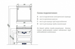 Тумба под раковину Акватон Леон 80 Н дуб белый
