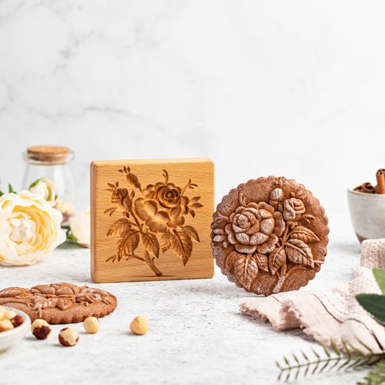 Набор прованская сентифолия (штамп + вырубка)