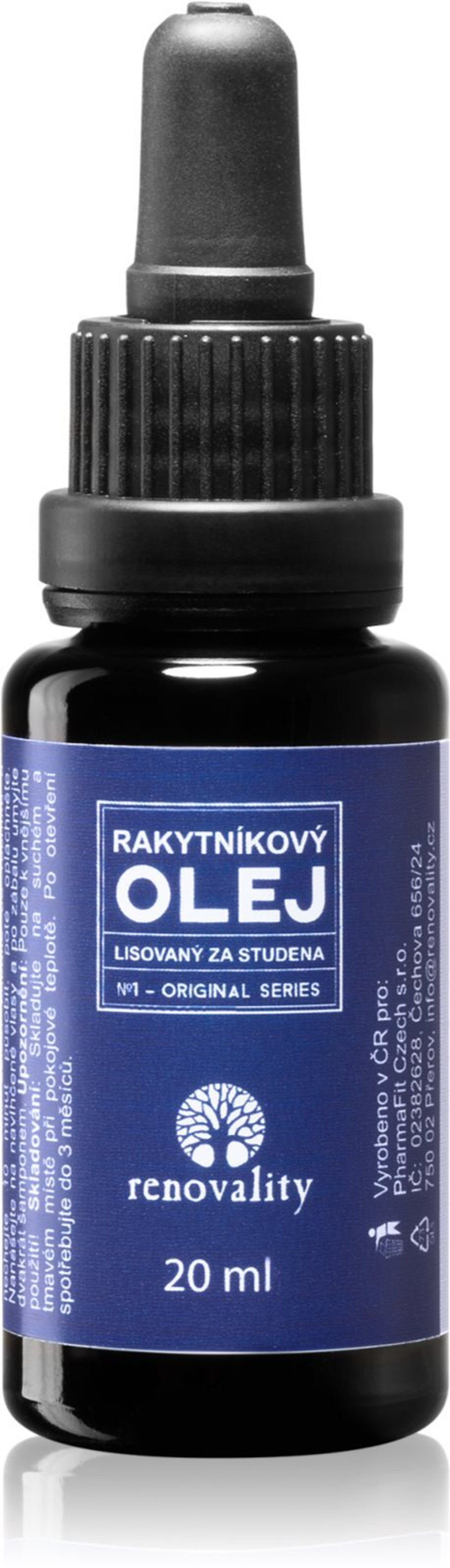 Renovality Original Series - облепиховое масло холодного отжима /   20  ml  / GTIN 8594187811488