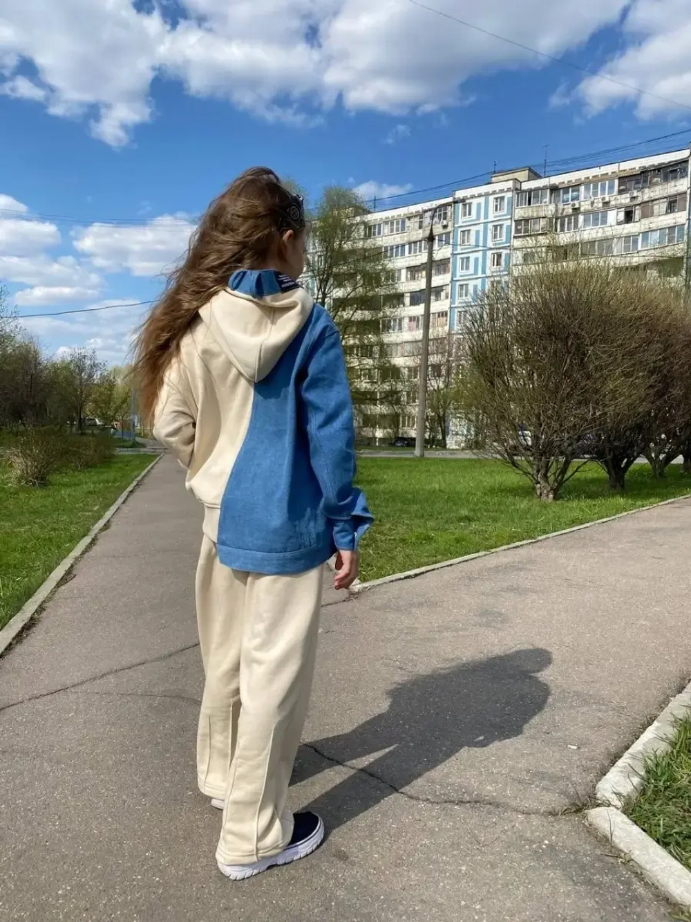 Худи асимметричное