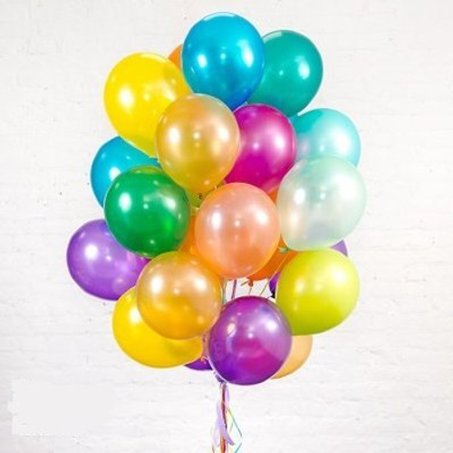Облако шаров с гелием «Ассорти Металлик»