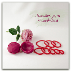 Комплект для лепки пионовидных роз