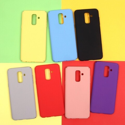 Панель матовая Soft Touch для Samsung Galaxy A6+ (2018), 010659 Голубой