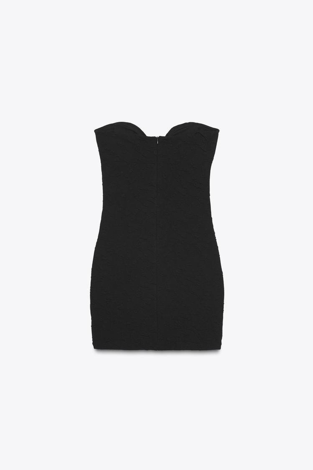 ZARA КОРОТКОЕ ПЛАТЬЕ С ЦВЕТАМИ, ЧЕРНЫЙ