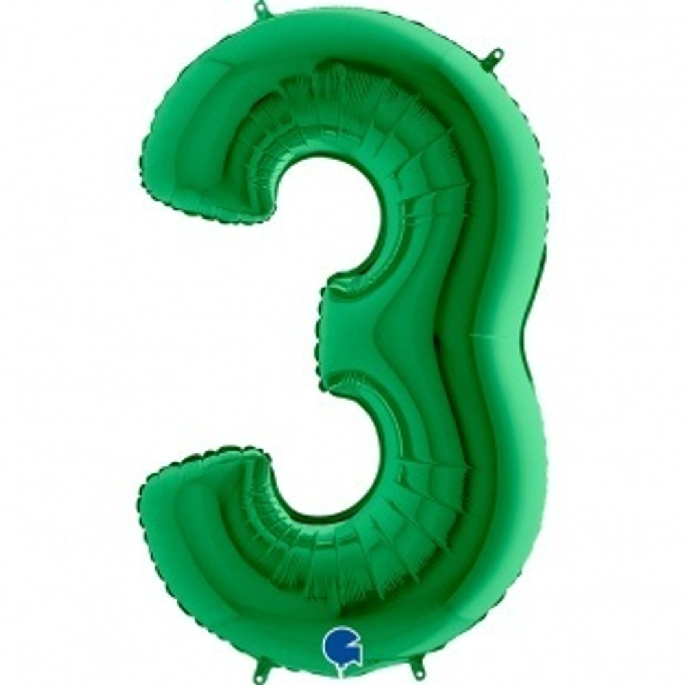 Цифра "3" (цвет на выбор) 1 шт
