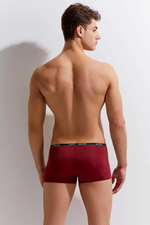 Мужские трусы-боксеры с тонкой брендированной резинкой Second Skin Trunk (Размер: L) (Цвет: черный)