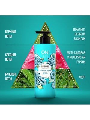 ON THE BODY OTB Парфюмированный гель для душа NATURE GARDEN 500мл