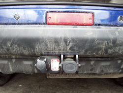Фаркоп оцинкованный Galia N040C для Nissan X-Trail 2001-2007(паспорт и сертификат в комплекте)(без электрики)