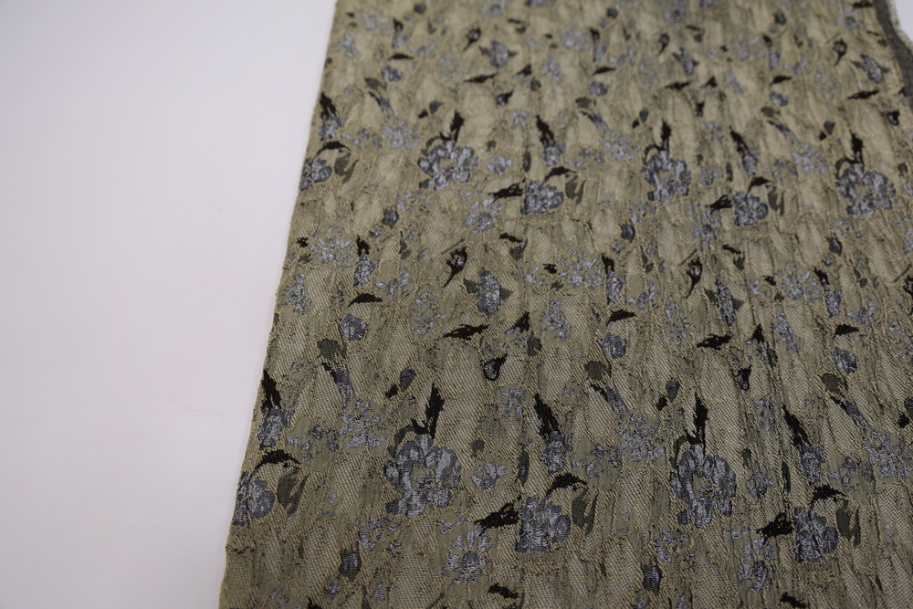 Жаккард серо-зеленый