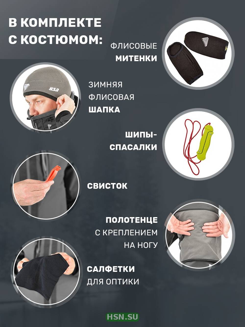 Костюм-поплавок мужской зимний "Rescuer V prosport"-45, hardguard, бирюза (зеленые молнии), ХСН