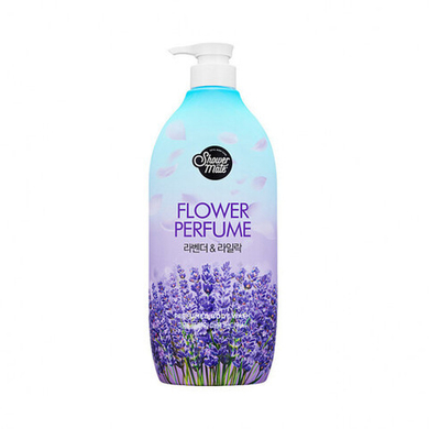 KeraSys Гель для душа «лаванда» - Shower mate flower perfume purple flower, 900мл