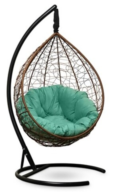 Кресло подвесное Sevilla verde velour (SEV-4 404)
