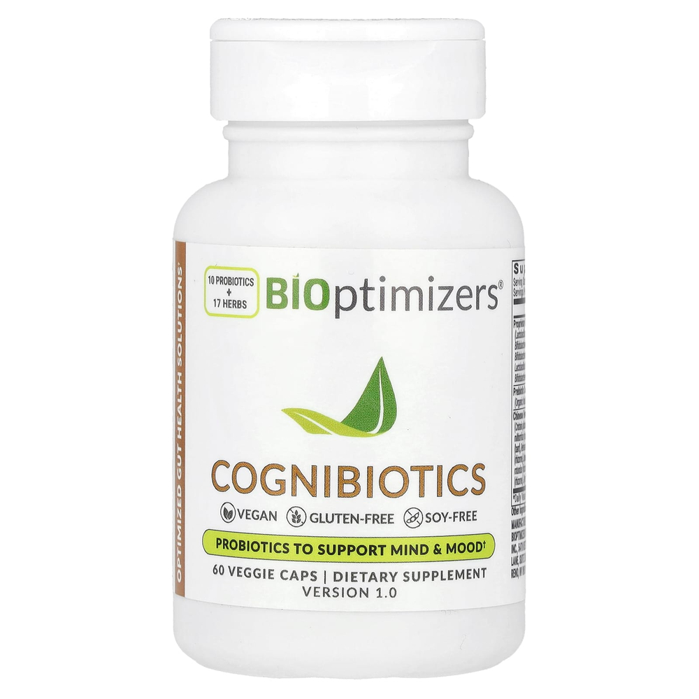 BIOptimizers, Cognibiotics, 60 растительных капсул
