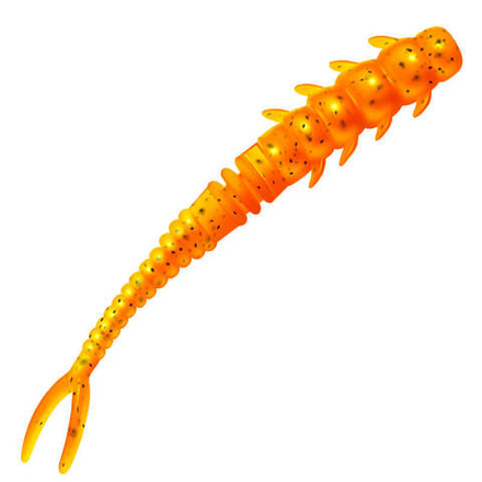 Приманка ZUB-Dragon 35мм(1,4") -12шт, (цвет 250) морковный с блестками