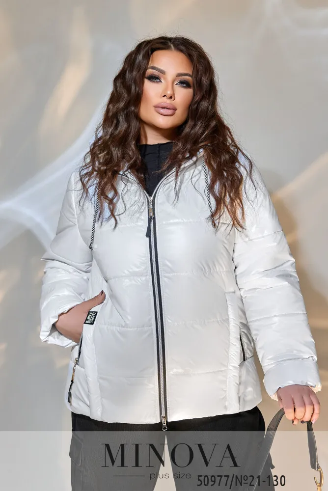 Куртка 21-130-белый Minova