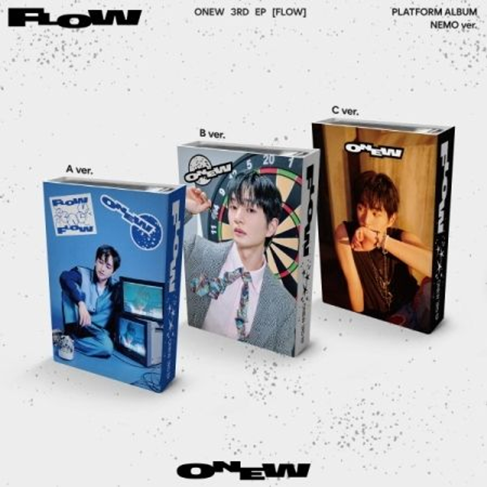 Альбом ONEW - FLOW 3rd Mini Album NEMO RANDOM Version