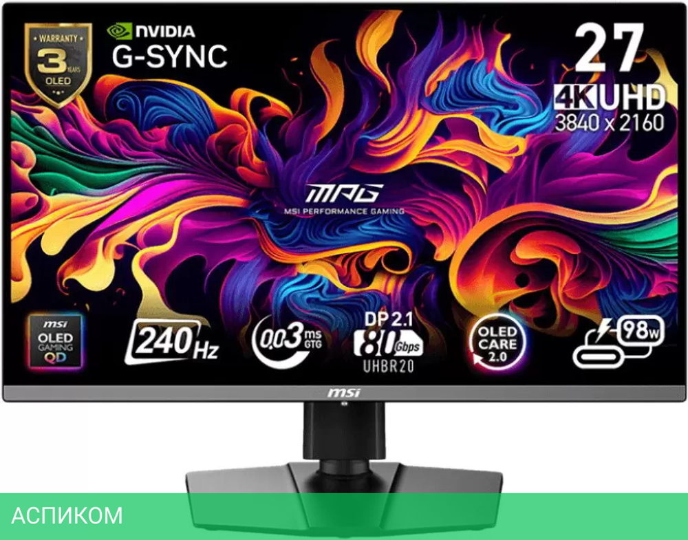 Игровой монитор MSI MPG 272URX QD-OLED