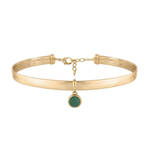 Чокер Possebon Green Quartz B0112.16 G/G