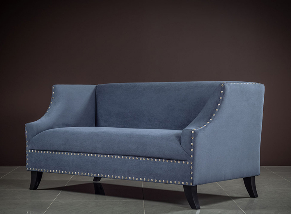 Велюр Verona denim blue (Верона деним блу) 37