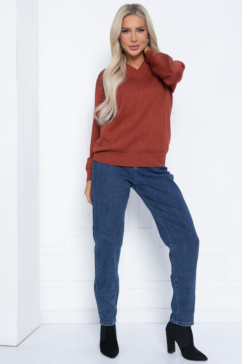 Джемпер Карамелька (терракот) Б12518-4 LT Collection