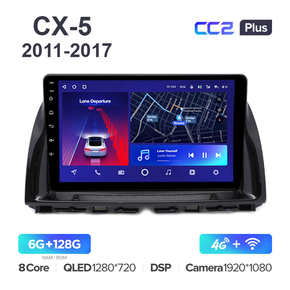 Teyes CC2 Plus 10,2"для Mazda CX-5 2011-2017