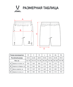 Шорты тренировочные c карманами JÖGEL PREMIER PerFormDRY Training Shorts, темно-синий