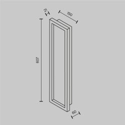 Светильник настенный светодиодный Maytoni   MOD311WL-L55B3K