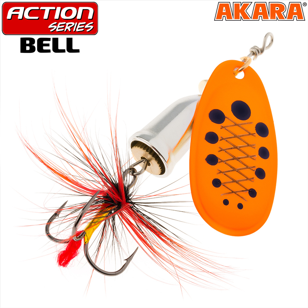 Блесна вращающаяся Akara Action Series Bell 3 8 гр. 2/7 oz. A10