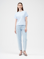Женские джинсы mom fit с высокой посадкой-MP106B-1