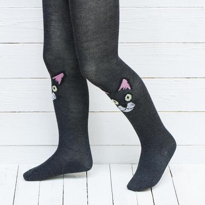 Колготки для девочки бамбук, с рисунком, р-р 116-128 36849, 1 шт.