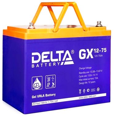 Аккумуляторы Delta GX 12-75 - фото 1