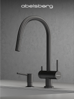 Смеситель для кухни Abelsberg Aera EMF71709GM цвет Космическая сталь