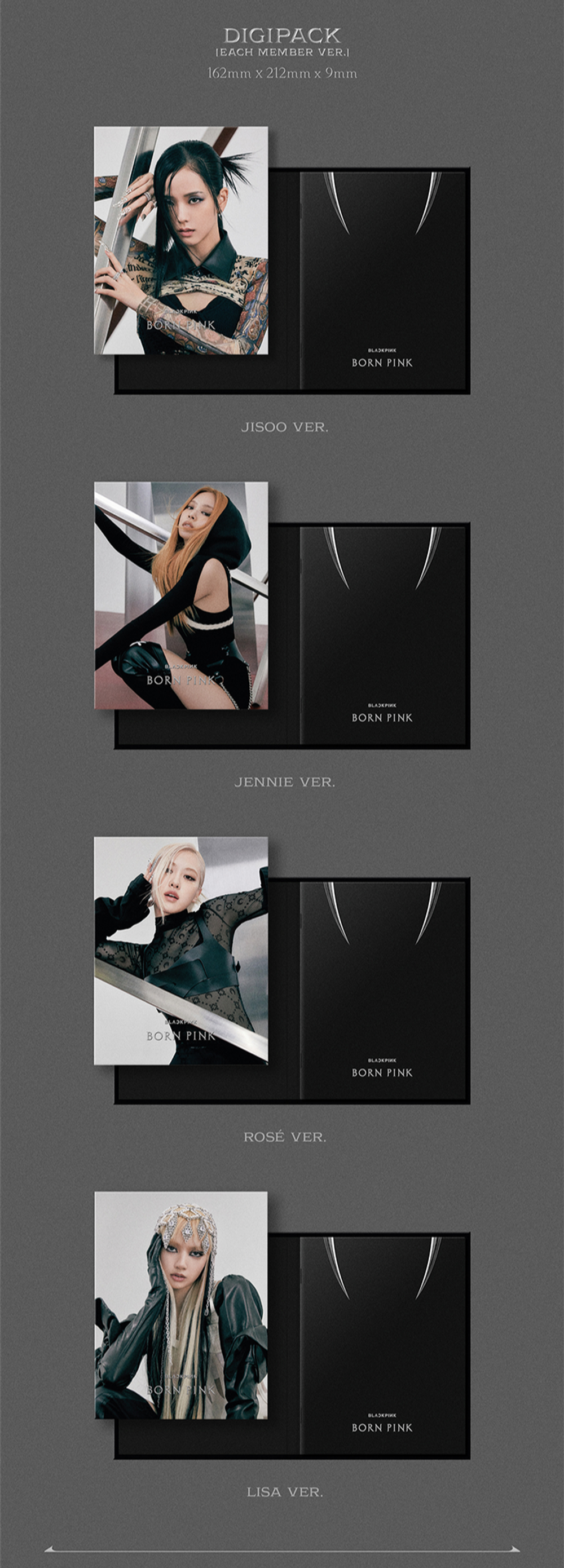 Альбом BLACKPINK - 2nd Album [BORN PINK] (DIGIPACK Ver.)