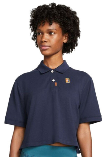 Женское поло Nike Polo 2.0 Heritage W - небесный
