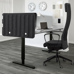 IKEA EILIF  (ИКЕА ЕИЛИФ)  -  Стол настенный, темно-серый, 140x48 см