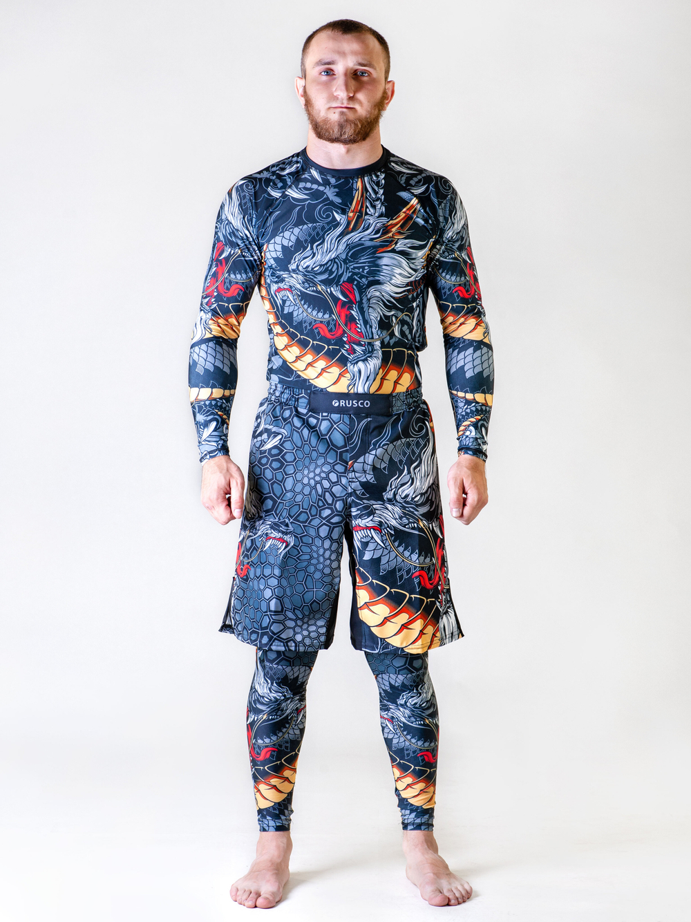 Рашгард для MMA Rusco Sport Dragon, взрослый