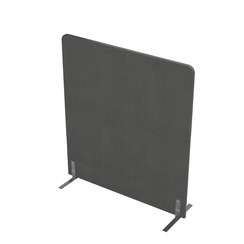 011.МПО.1214 Акустическая мобильная перегородка на стационарных опорах (1200*450*1400)