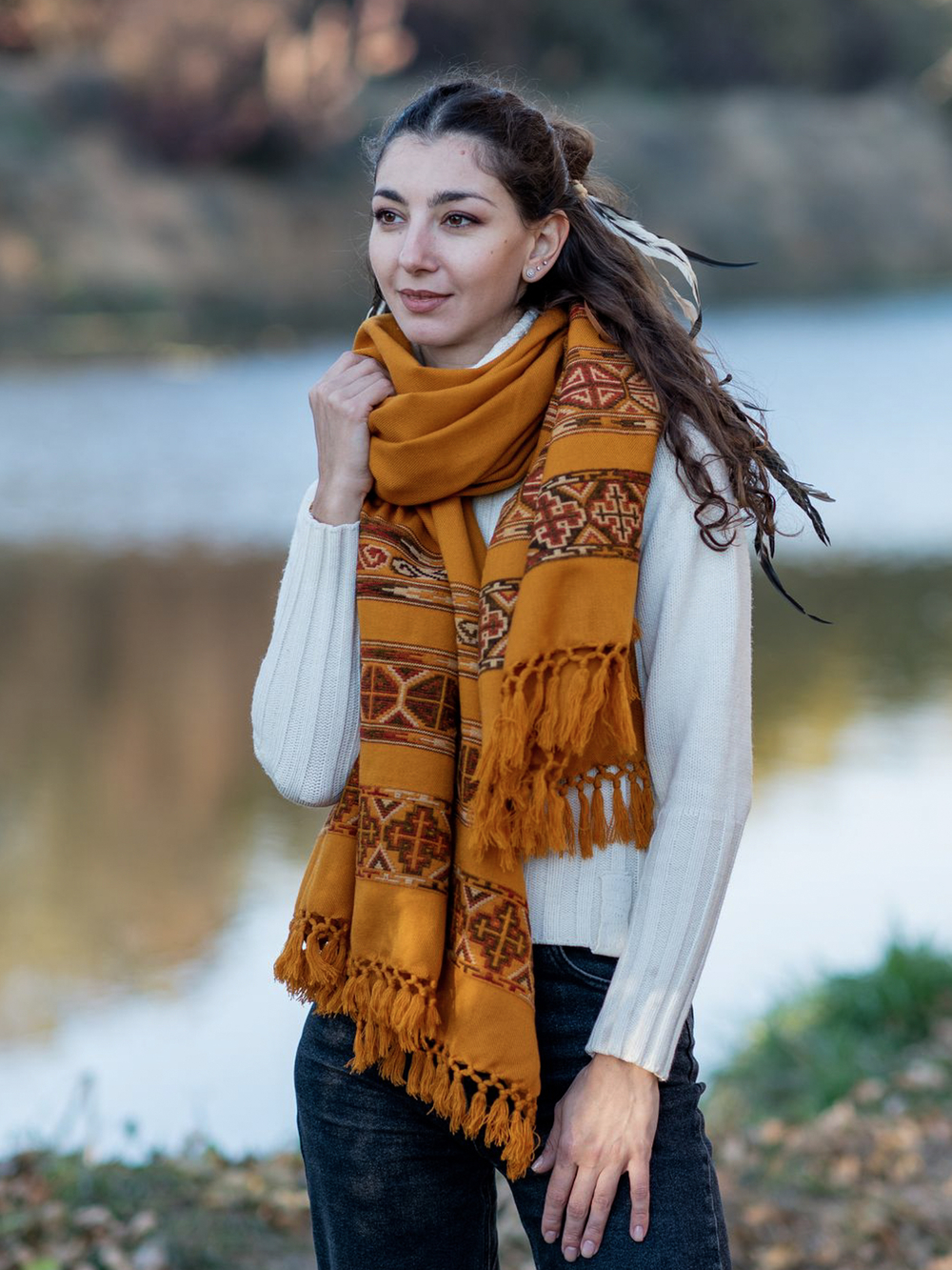 Шаль гималайская (куркума)