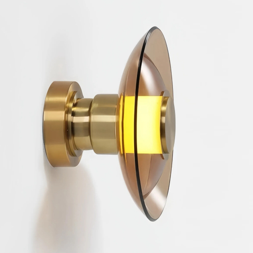 Настенный/Потолочный светильник 8665W/S gold/amber