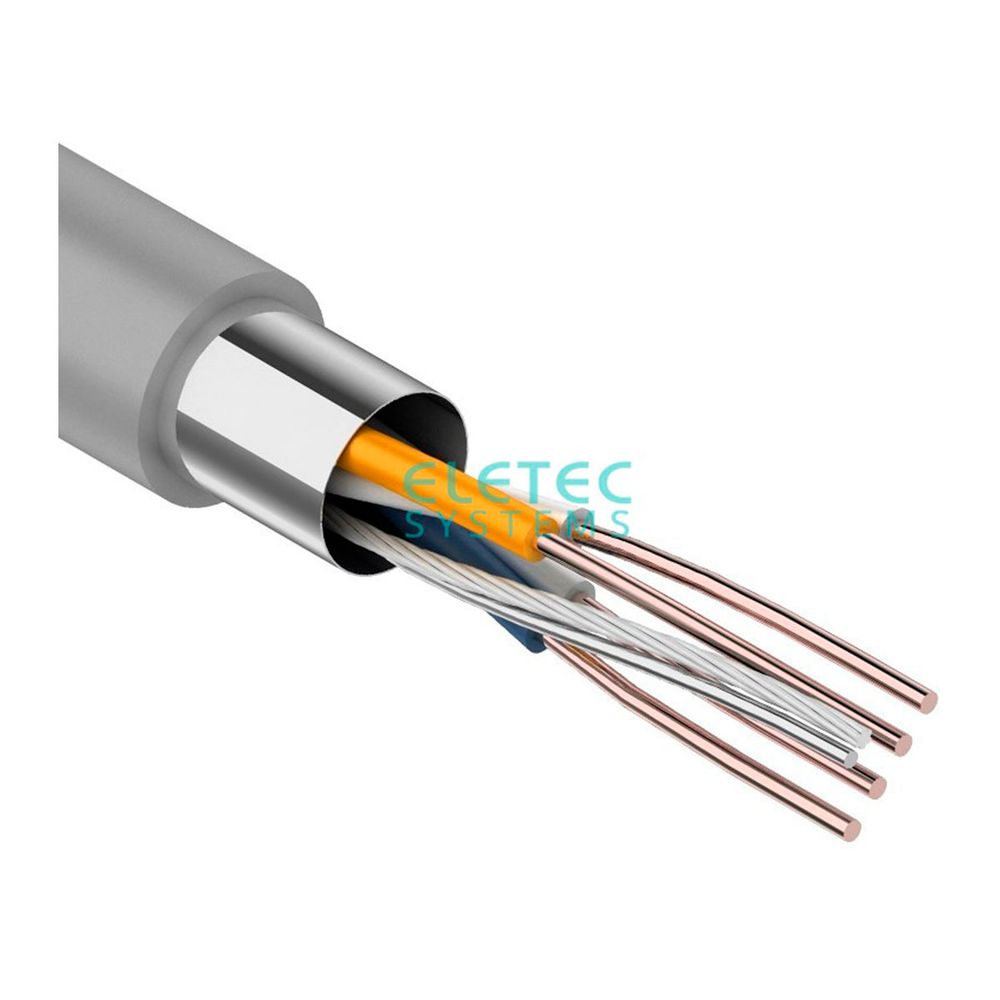 06-221 FTP кат.5e, 2 пары, 0,51 (Россия) кабель витая пара Eletec
