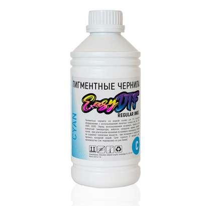 Чернила пигментные EasyDTF Regular Cyan 1кг