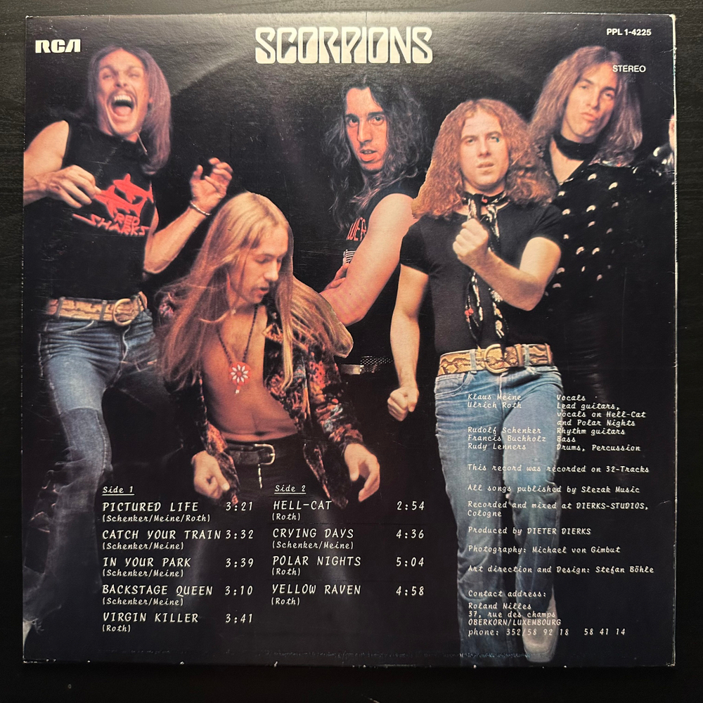 Scorpions - Virgin Killer (Италия 1977г.)