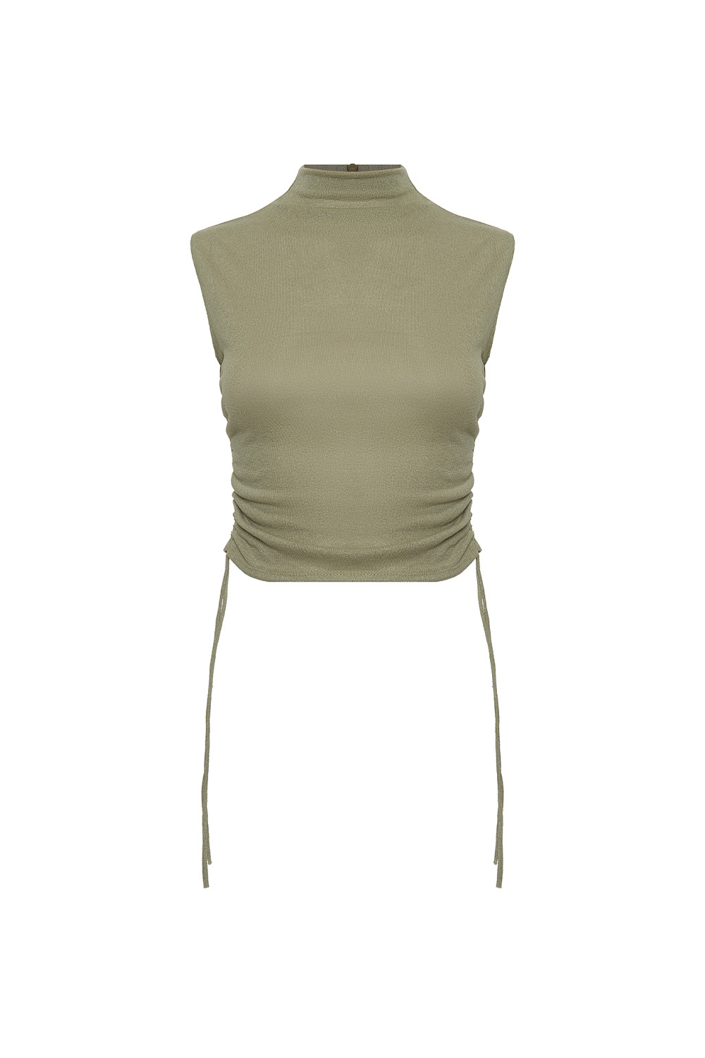 Топ с горлом TANZANIA Moss