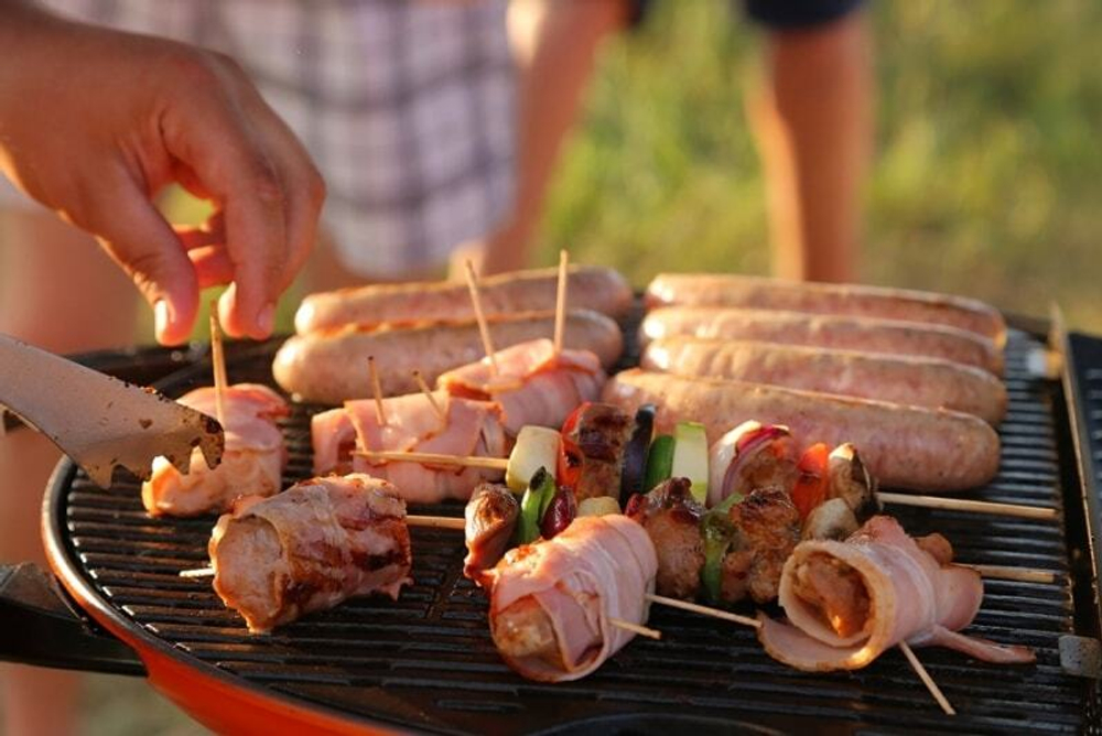 Газовый гриль O-GRILL 800T blue + адаптер А