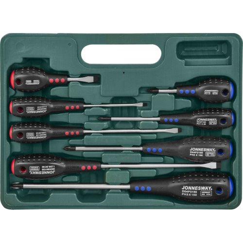 Набор отверток JONNESWAY стержневых FULL STAR 8 предметов